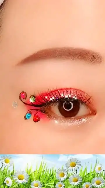 全网最简单的六一儿童节目眼妆画法,美极了惊艳到了