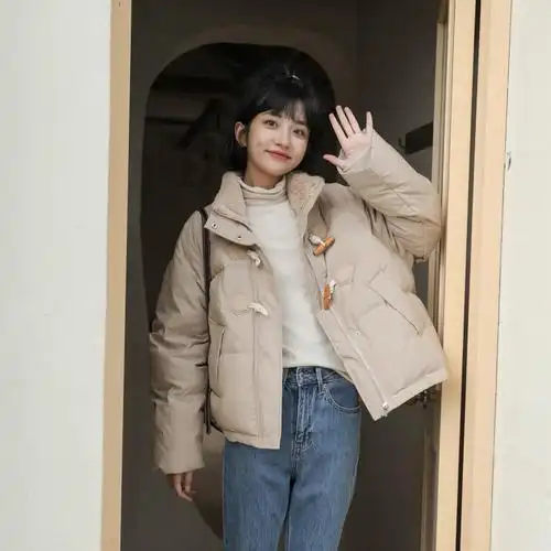 冬季棉衣外套韩版百蝴蝶结搭ulzzang棉袄女面包服短款宽松实拍流苏边