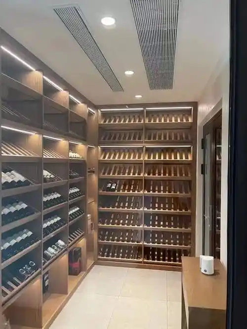 别墅地下室私人酒窖选用艾尔斯派吊顶酒窖恒温恒湿空调机_艾尔斯派