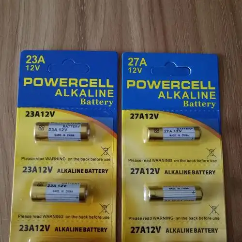 电子门铃电池23a12v碱性电池l1028电池吸塑包装5个一版卡装电池