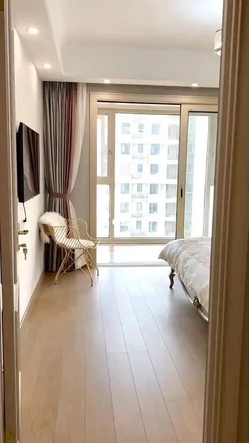 轻奢风仙女卧室实景拍摄