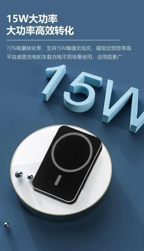 跨境新品 magsafe无线充电器 车载手机磁吸支架无线充适用苹果12