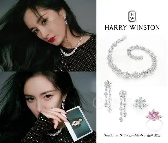 海瑞温斯顿sunflower珠宝系列nkdpnasmsf项链1528