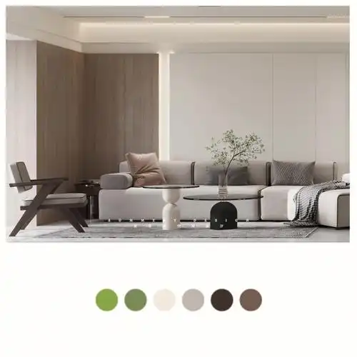 原创配色灵感温馨高级的大地色系