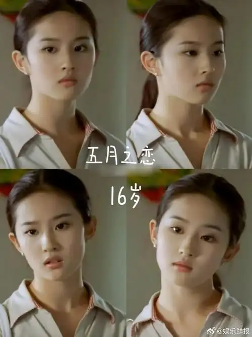 刘亦菲出道22年演过的学生角色