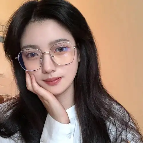 平光复古多边形蓝光辐射女生眼镜护眼大框显瘦防蓝光镜