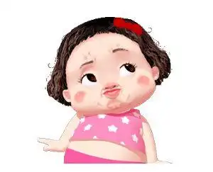 3d可爱小女孩傲娇动态表情包