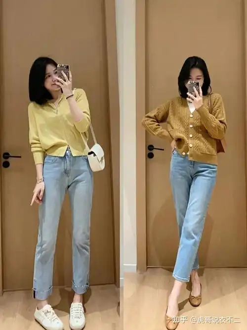 收起你的小西装吧今春时尚都被彩色小开衫承包了温柔时尚