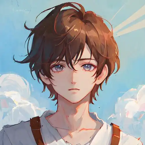 可爱呆萌的二次元男生头像