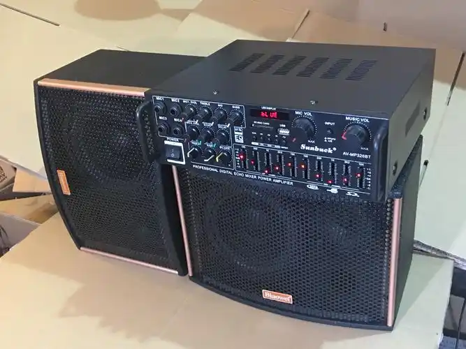 家庭ktv音箱大功率蓝牙功放机家用卡拉ok唱歌会议室餐厅音响套装