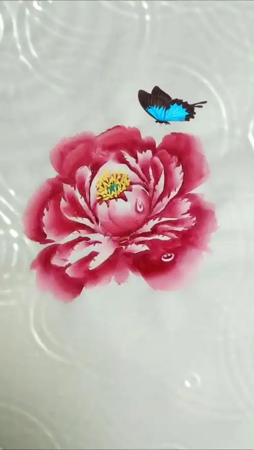 立体切瓣牡丹花头绘制全程,简单明了,值得一看.