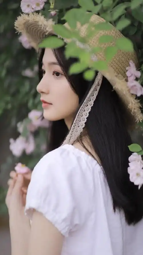 森系少女唯美小清新养眼写真,高清图片,手机锁屏桌面-壁纸族