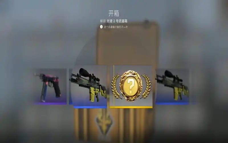 【csgo】震惊!up第一次开箱竟然开出金?