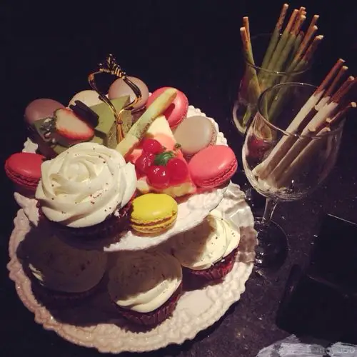 还是ktv里面的人给装饰,(图)就是有很多氢气球,花篮,纸杯蛋糕之类的