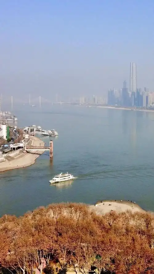 南岸嘴江滩公园武汉市汉阳区