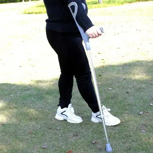 厂家批发腋下拐多档位 可调节伸缩 防滑铝合金f拐杖 助行器
