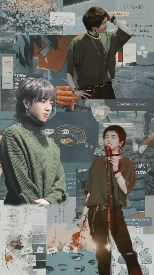 华晨宇帅气拼接手机壁纸