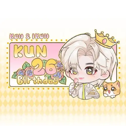 一些生日头像和背景版头 可爱爆#蔡徐坤上半年最佳表现歌手#|#蔡徐坤