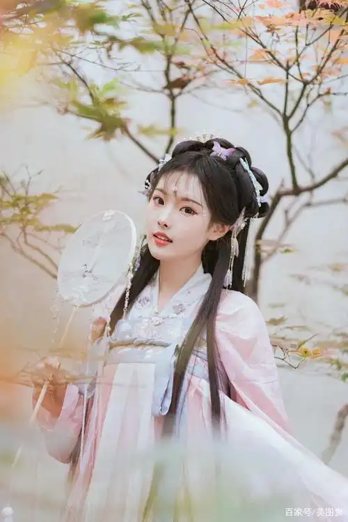 古装写真|清新漂亮的汉服美女,清新脱俗的小仙女下凡了