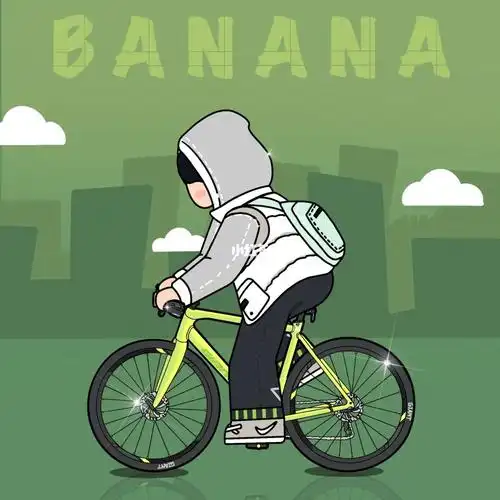 骑行绘画小头像