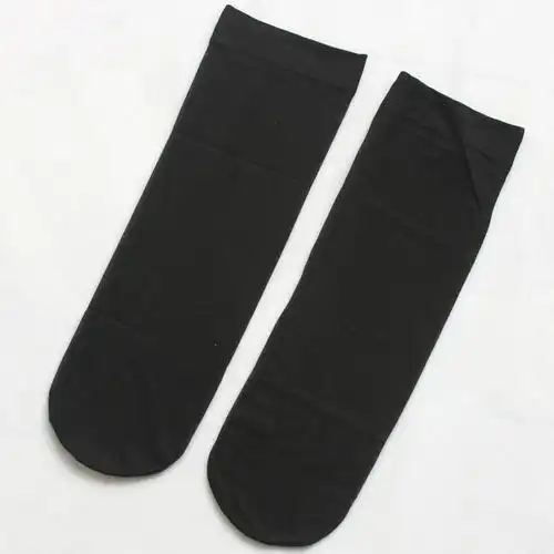 正品梦娜 短丝袜 脚尖透明 263一双装 超薄丝袜 黑肤包芯丝图片_10