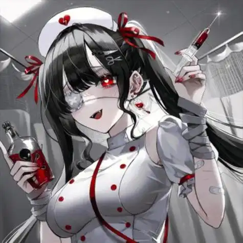 二次元二次元头像暗黑系风格