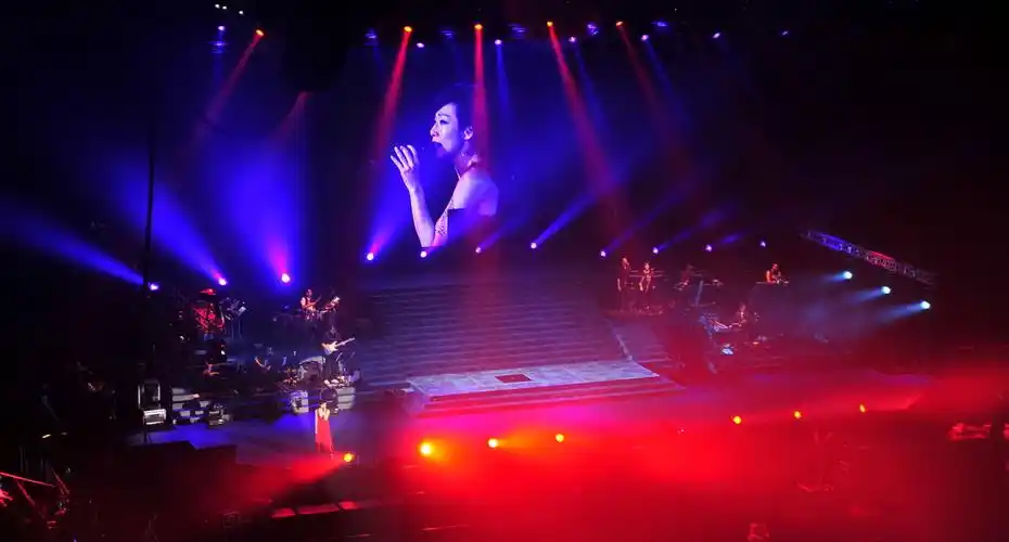 林忆莲演唱会mmxii北京站——现场返听运用中的cl5数字调音台