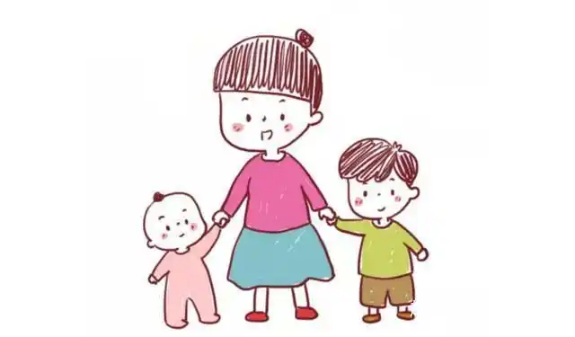 样,有两个可爱的宝宝,我一定要努力生两个,这样我每天就能左手牵一个