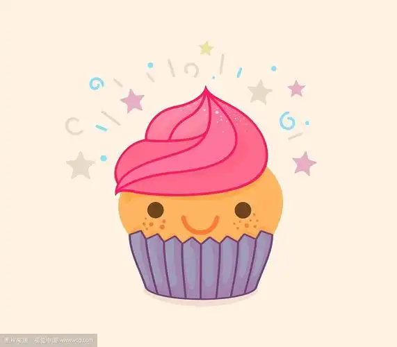 可爱的卡通蛋糕