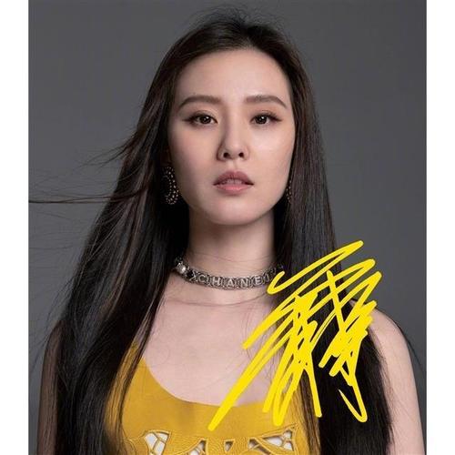 6寸   刘诗诗   亲笔签名照片新款热门宣传照签名照6 号