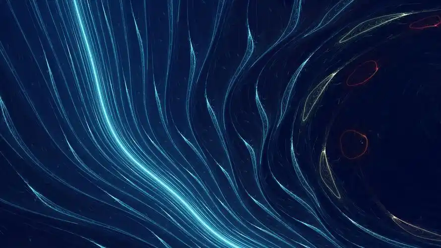 抽象线条,颜色,光线 5k