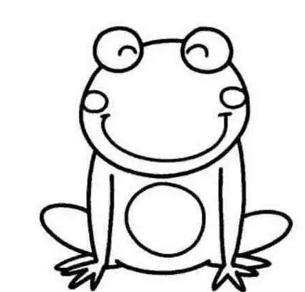 青蛙和兔子的漫画简笔画