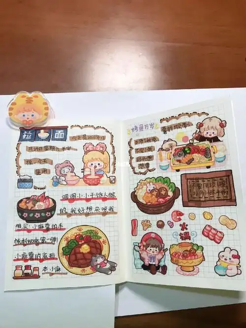 第一次用小小干饭人做手帐