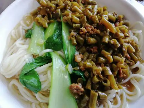 肉沫酸豆角面