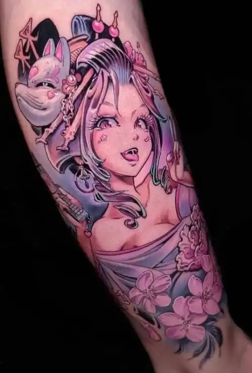 动漫人物纹身图案