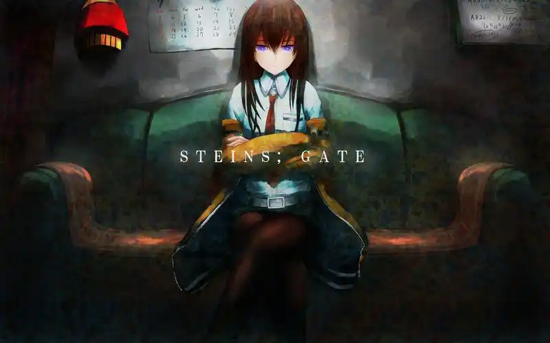 steins;gate,makise kurisu,anime girls,couch,壁纸,高清壁纸人物,坐