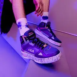 fila斐乐男鞋fusion系列时尚潮流休闲运动鞋男式轻便复古篮球鞋