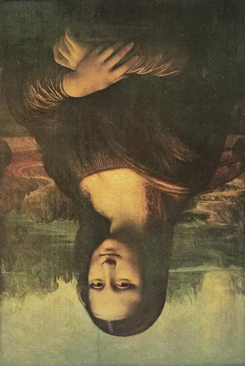 为什么说蒙娜丽莎倒过来看是鬼