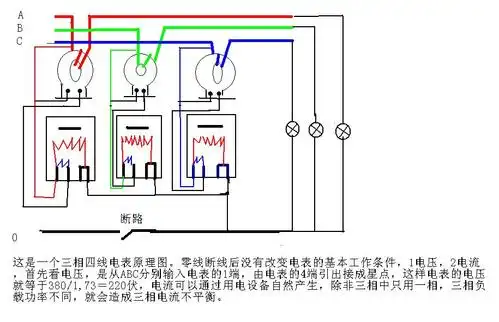 有请各位大哥,三相电度表怎么接法,谢谢了