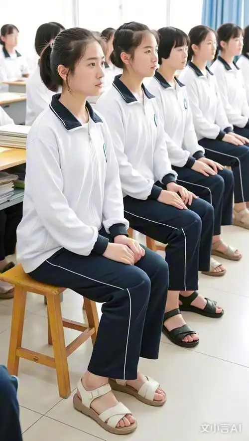 高中女生可以穿凉鞋么,怎么看待别人穿凉鞋的呀