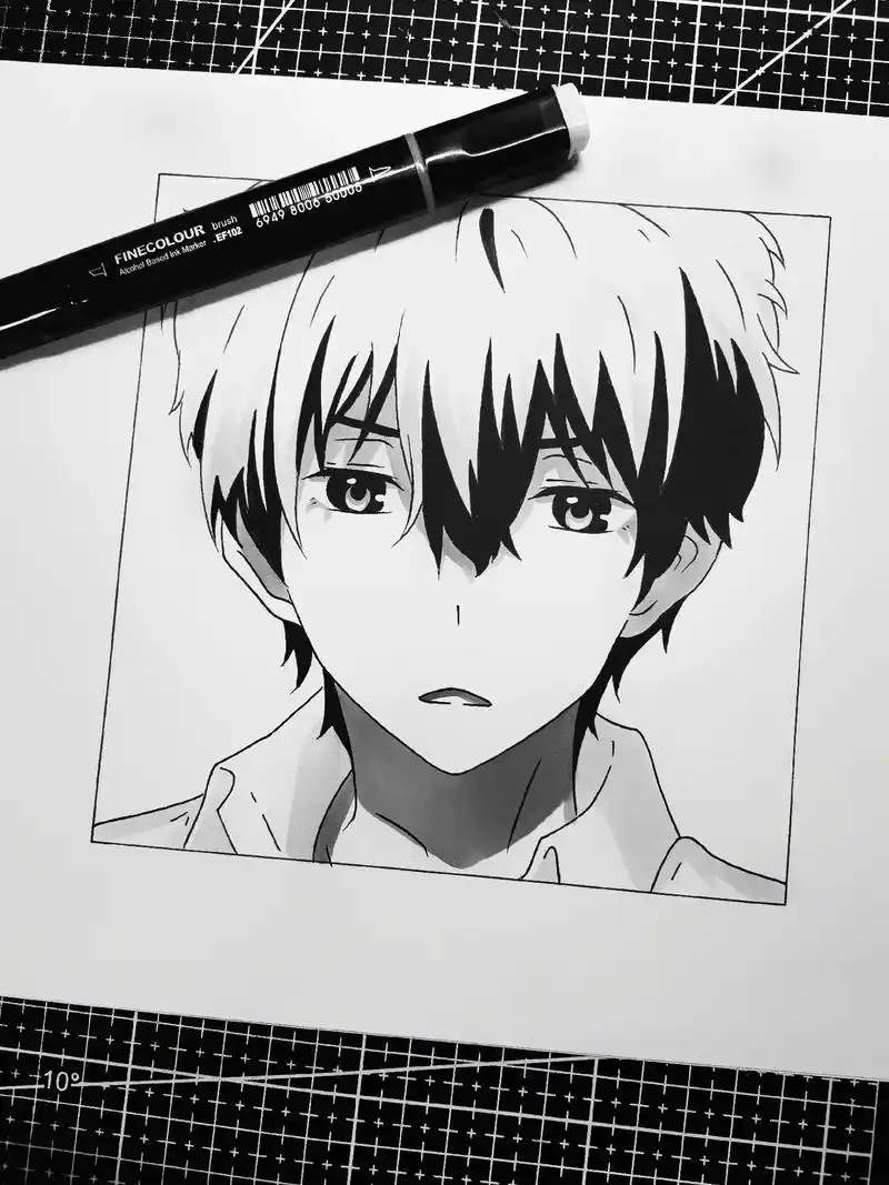 折木奉太郎.99动漫教程,建议收藏99 ①画出九宫格93 ② - 抖音