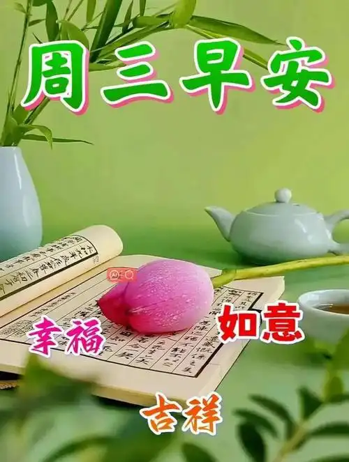 新版周安祝福,愿你周三愉快,吉祥安康!|清晨|快乐|早安|幸福_网易订阅