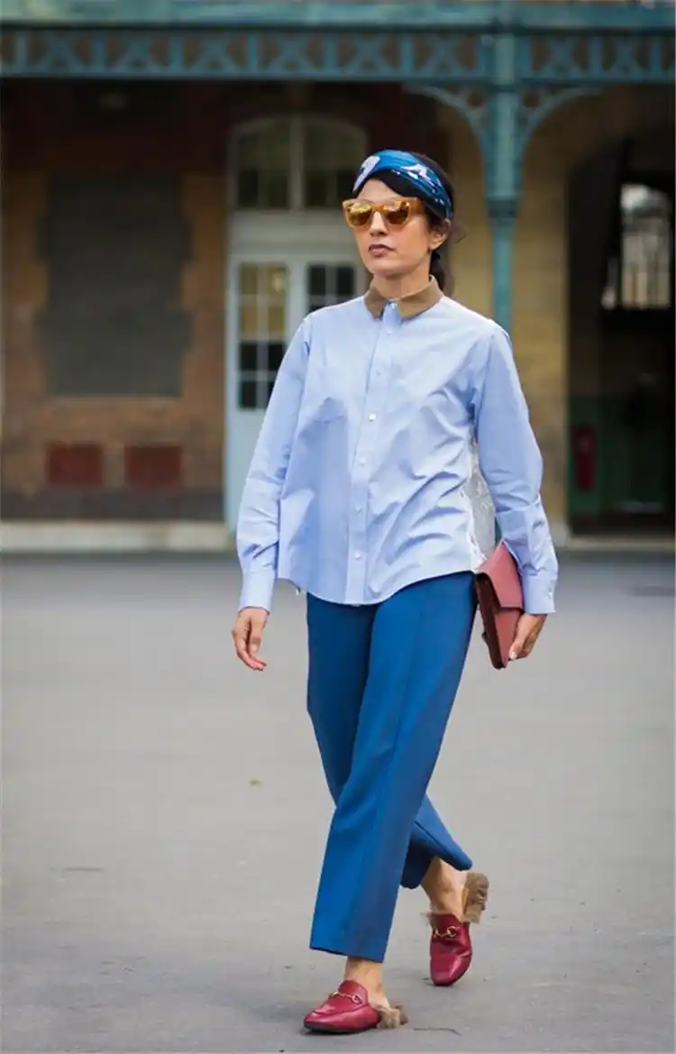 女生穿衬衫搭什么鞋子好看?勇敢选择乐福鞋,开启时尚之路