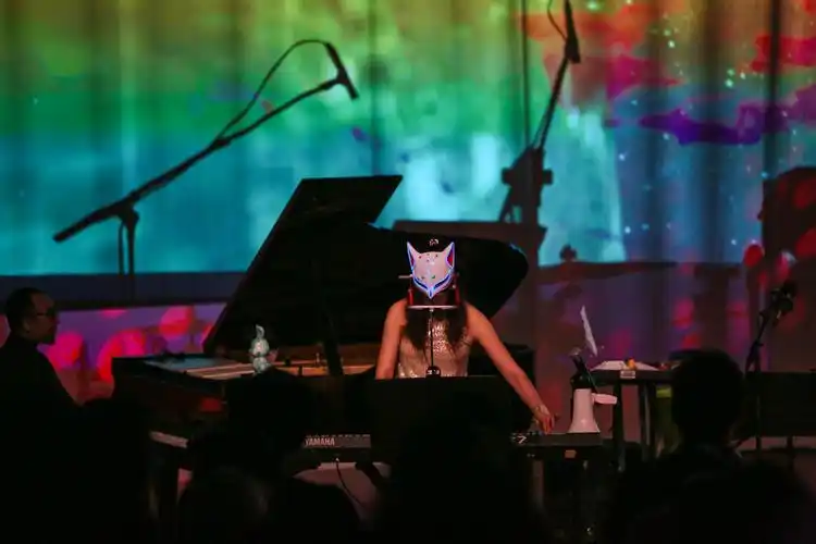 新华社记者 辛梦晨 摄这是7月11日拍摄的音乐会现场.