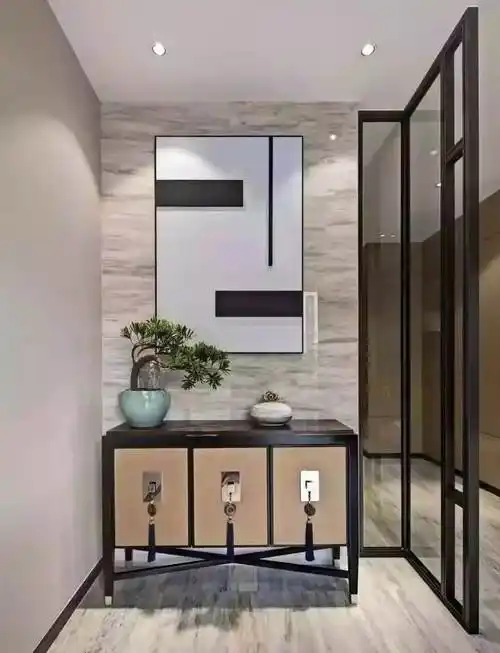 玄关怎么设计风水好(进门风水玄关效果)