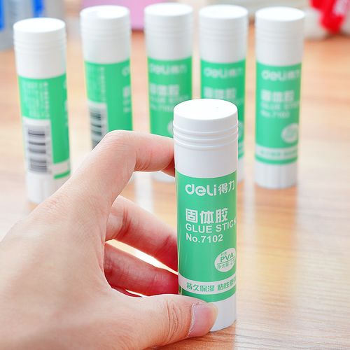 得力7102固体胶棒21g办公财务胶水学生用幼儿园固体胶帮固体胶水