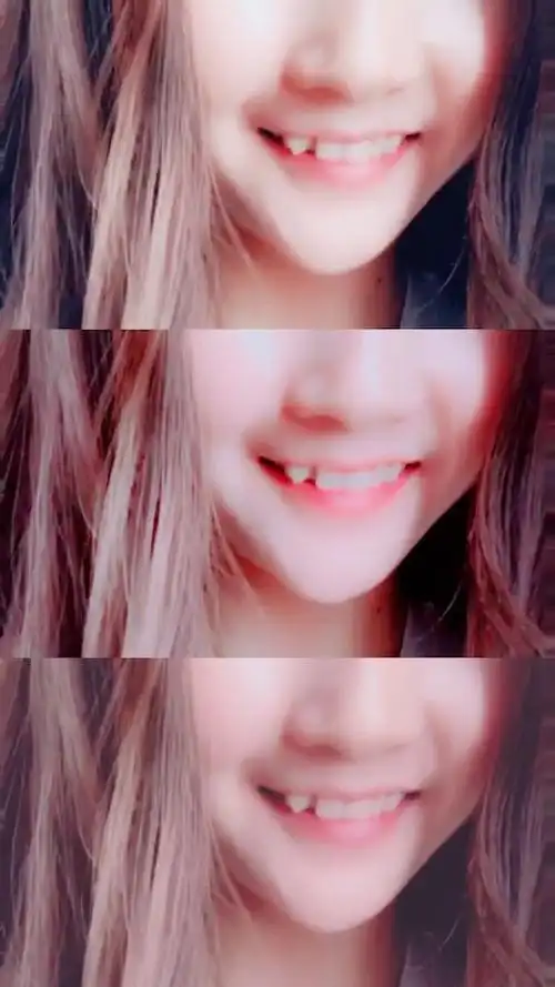 小姐姐的小虎牙好漂亮啊