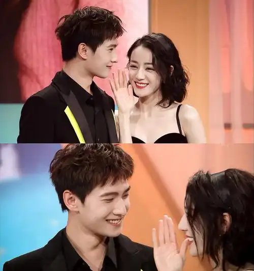 杨洋对迪丽热巴说好尴尬,短发热巴引人注目,原来明星也会尴尬