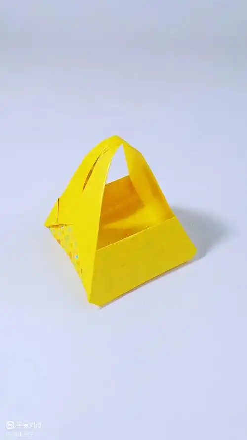 折纸篮子,手工diy