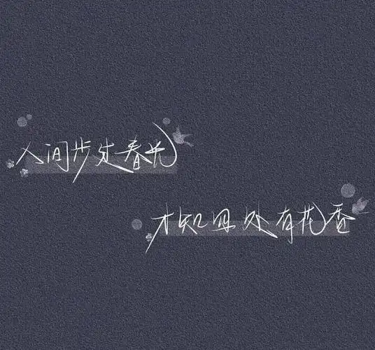 干净文字唯美图片